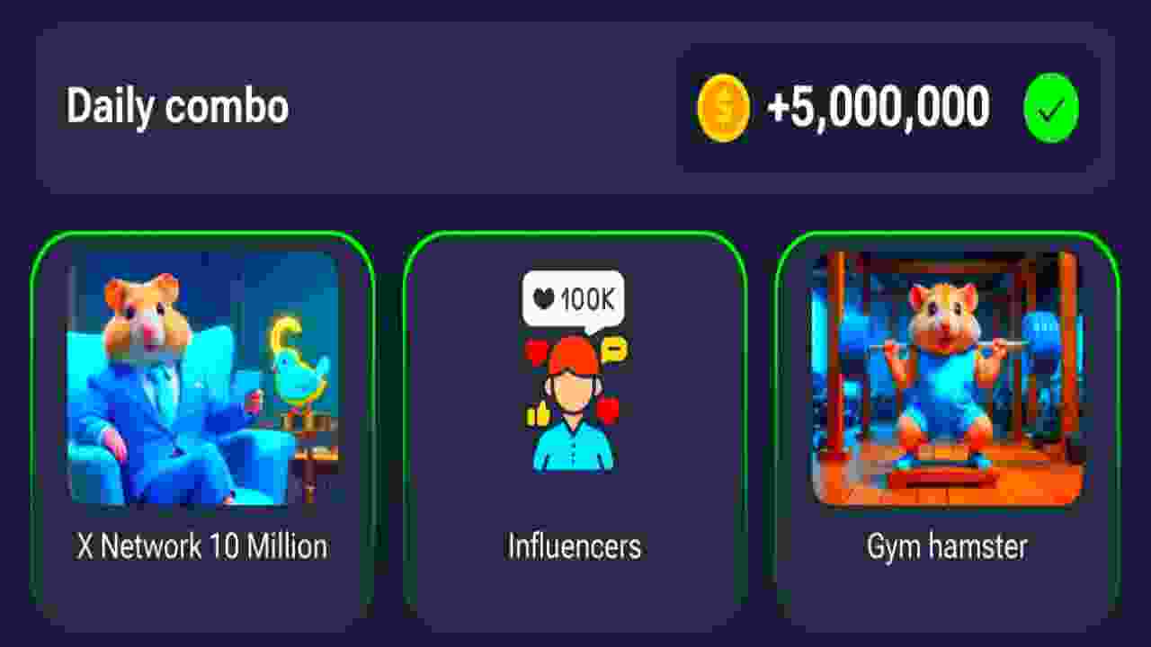 Hamster Kombat Daily Combo to Unlock 5 Million Coins on August 9