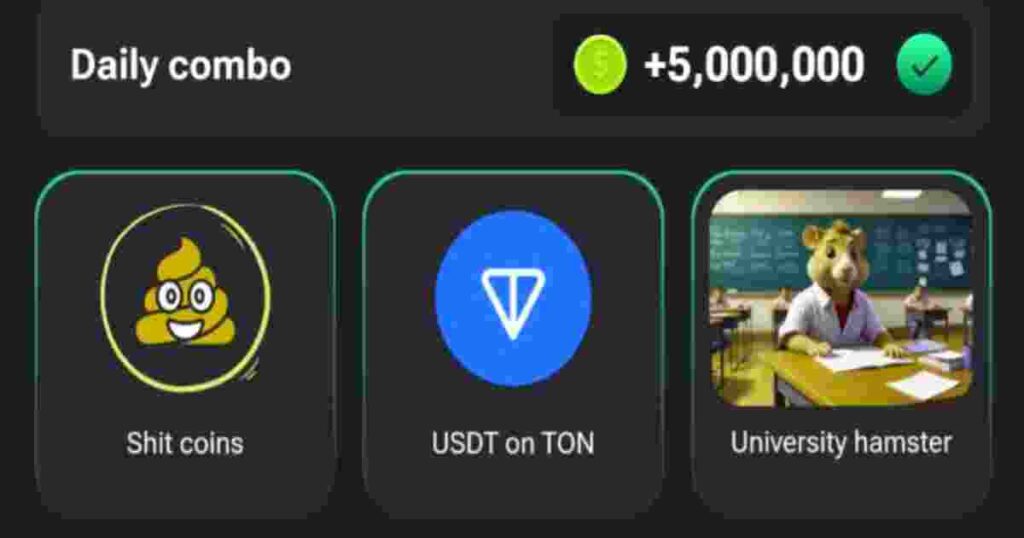 Today’s Daily Combo cards for August 10 are Shit Coins, USDT on TON, and University Hamster, which will help you mine 5 million coins. There are also other ways to earn in Hamster Kombat, including watching YouTube videos, claiming daily rewards, completing daily ciphers, and solving mini-game puzzles.