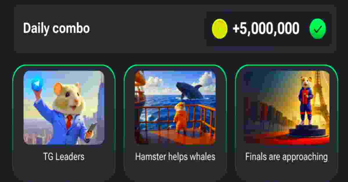 Hamster Kombat Daily Combo to Mine 5 Million Coins, August 12