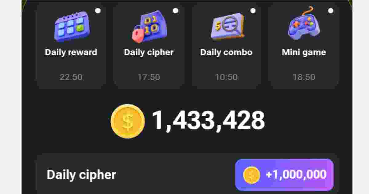 Hamster Kombat Daily Cipher Code for 1 Million Coins Today, August 12