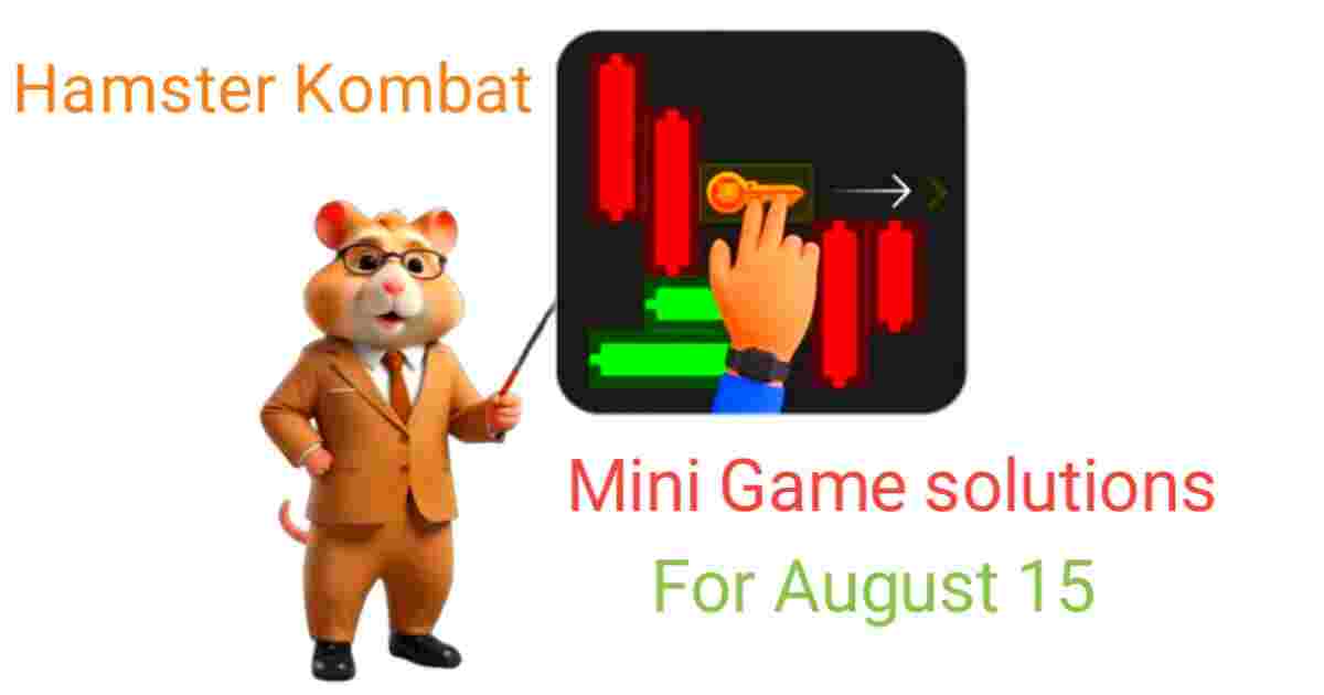 Hamster Kombat Daily Mini-Game Solutions for August 15, 2024