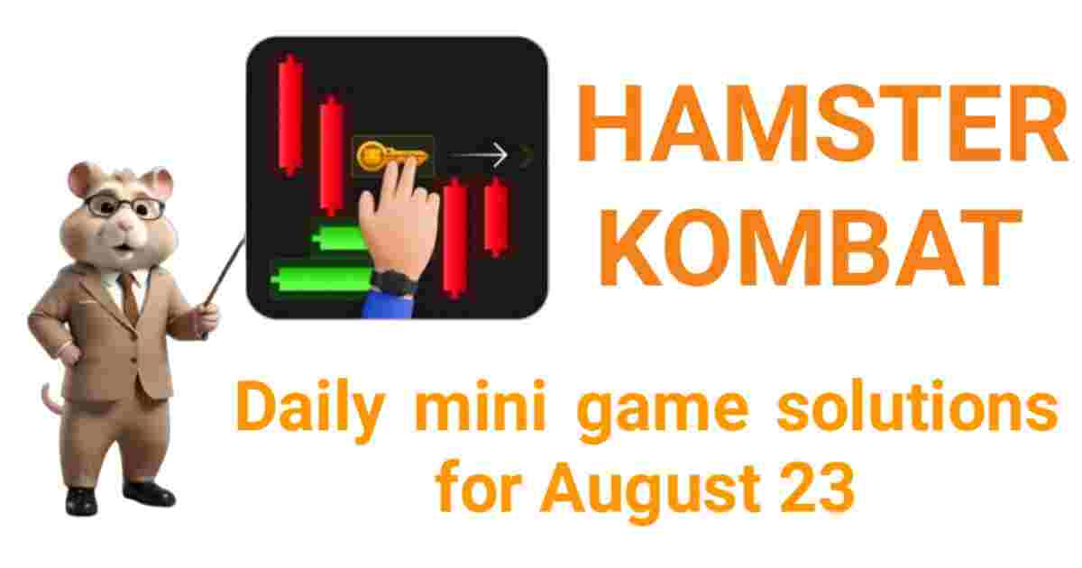 Hamster Kombat Daily Mini Game Solutions for August 23, 2024