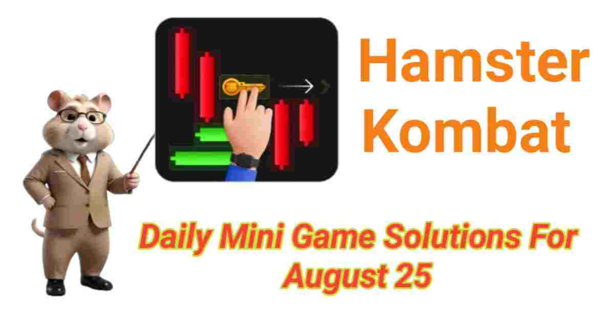 Hamster Kombat Daily Mini Game Solutions for August 25