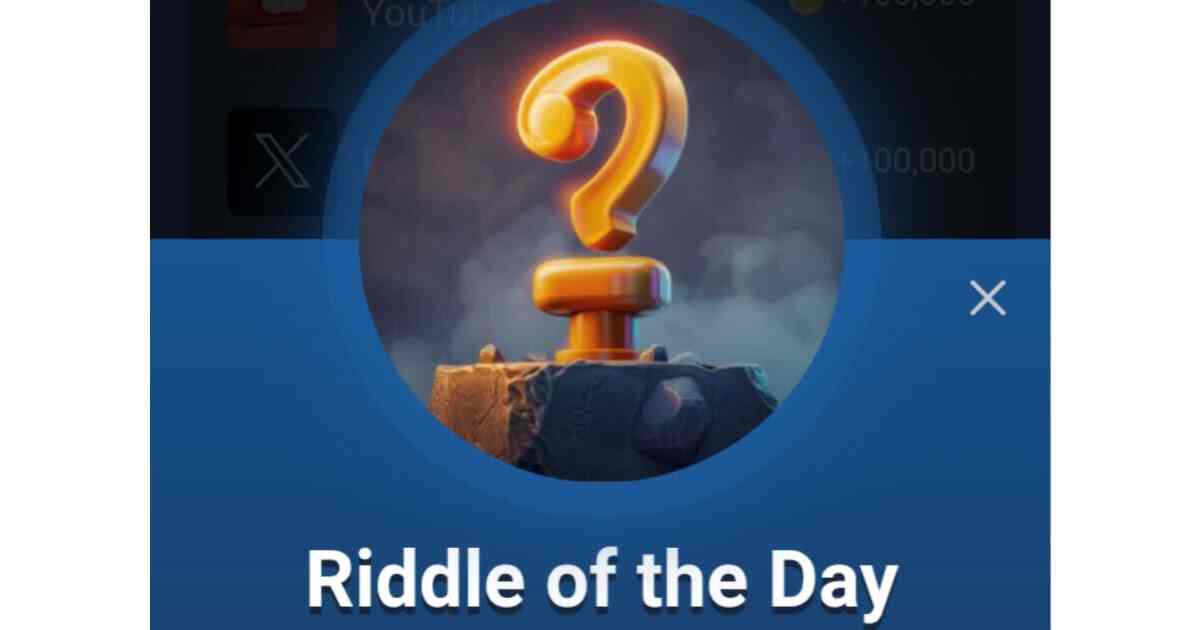 X Empire Riddle Of The Day 28-29 September 2024