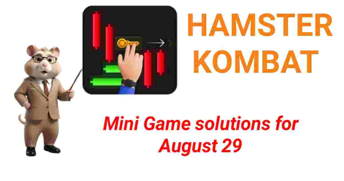 Hamster Kombat Daily Candles Mini-Game Solutions for August 29, 2024