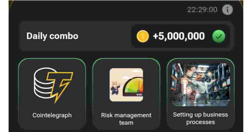 Today's Hamster Kombat Daily Combo Cards for August 31, 2024
