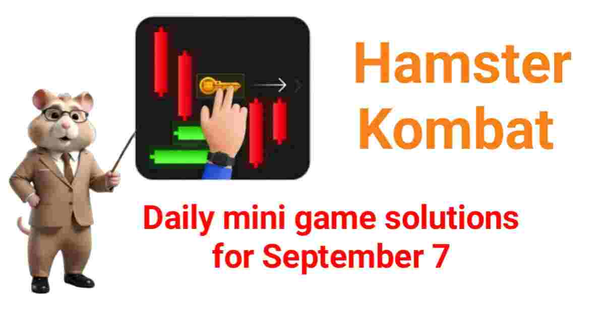 Hamster Kombat Daily Candles Mini Game Solutions for September 7, 2024
