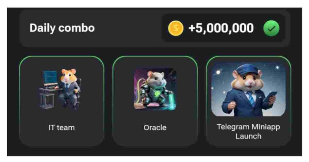 Hamster Kombat daily combo 9 September