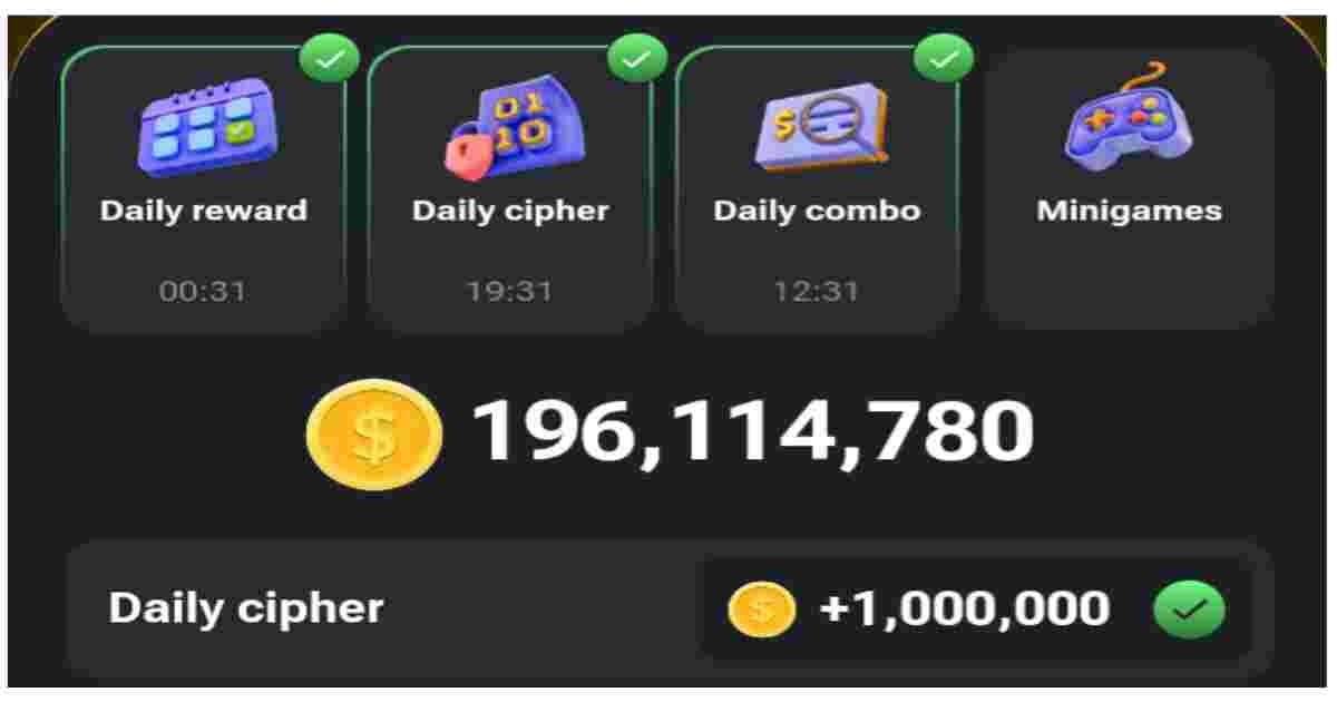 Hamster Kombat daily cipher code 9 September, 2024