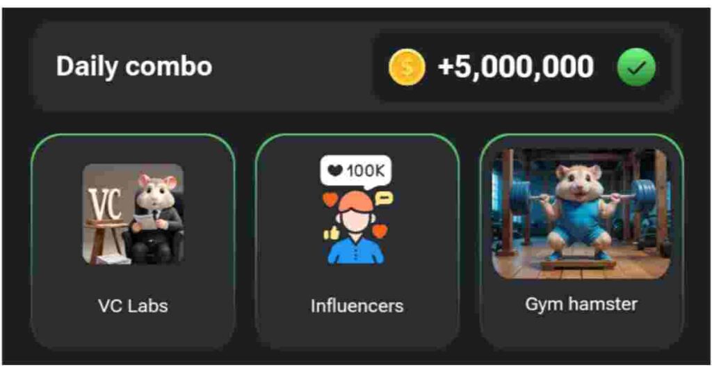 Hamster Kombat daily combo cards 10 September