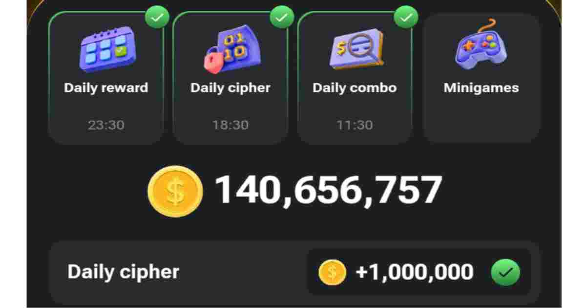 Hamster Kombat daily cipher code 12 September