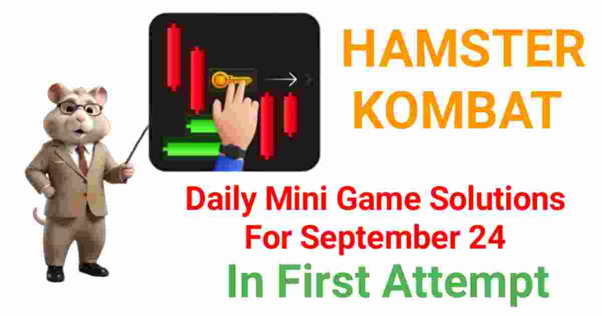 Hamster Kombat Daily Mini Game Solutions for September 24, 2024