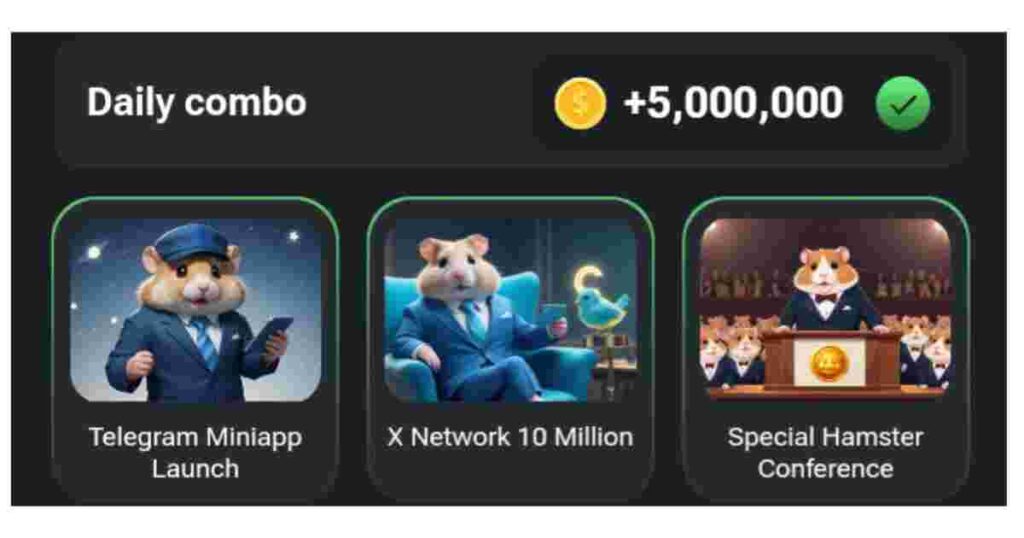 X Hamster Kombat daily combo cards 15 September