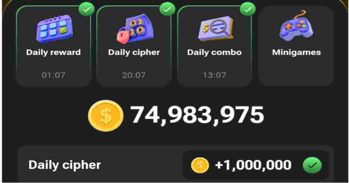 Hamster Kombat Daily Cipher code for 19 September 2024