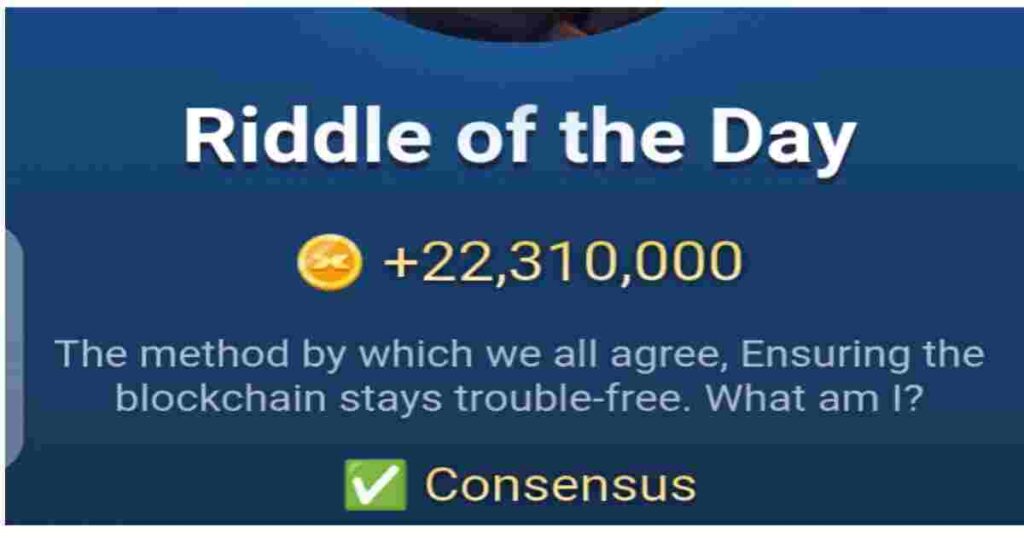 X Empire Riddle Of The Day 22-23 September 2024